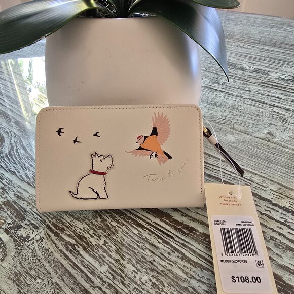 RADLEY LONDON Leather Time To Soar Medium Bi-fold Wallet with dustbag - Picture 1 of 6